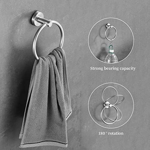 Bathroom Hardware Set 24 Inch Towel Bar 10-Piece Set
