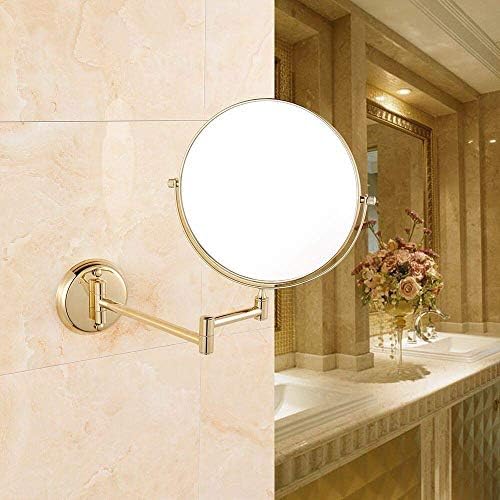 LCARY - Light Up Life AdjustableExtendable Vanity Mirror for Bathroom Shaving