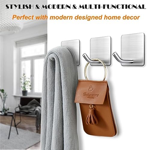 Secure Adhesive Towel Hook - Super Strong Sturdy for Home Bath
