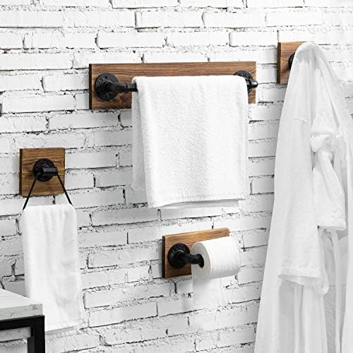 Stylish 4-Piece Bathroom Hardware Set