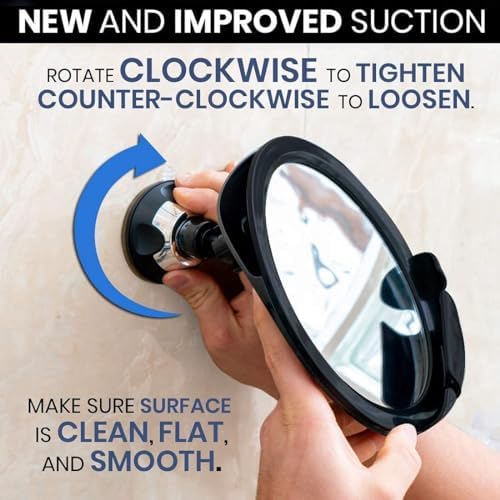 MIRRORVANA Dual Antifog Shower Mirror