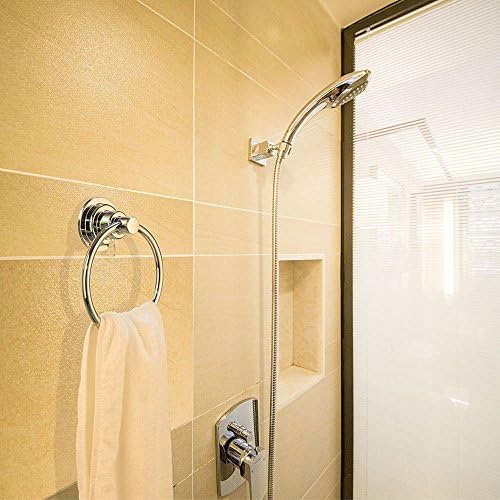 BOPai suction cup towel ring powerful drill-free transform your bathroom