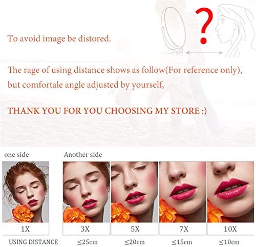 ZADIKO 7X LED Makeup Mirror