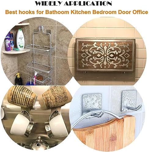 Secure Adhesive Towel Hook - Super Strong Sturdy for Home Bath