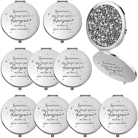 10 PC Inspirational Compact Mirror Set