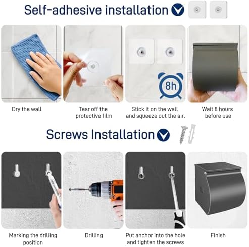 Sturdy Stainless Steel Toilet Paper Holder