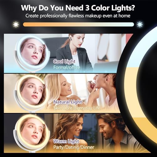 MIYADIVA Makeup Mirror with Lights