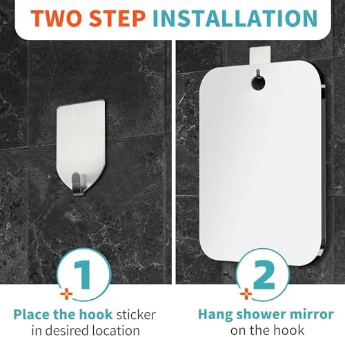 6x8 Anti-Fog Shower Mirror