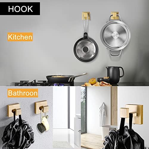 Curated 5-Piece Gold Bathroom Hardware Set for Maximum Convenience