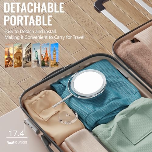 20X Magnifying Double Sided Makeup Mirror for Women
