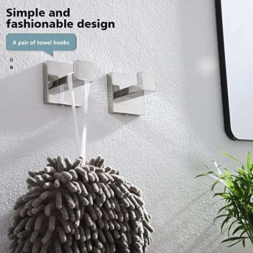 Sturdy Bath Towel Hook Wall-Mounted for Home Kitchen
