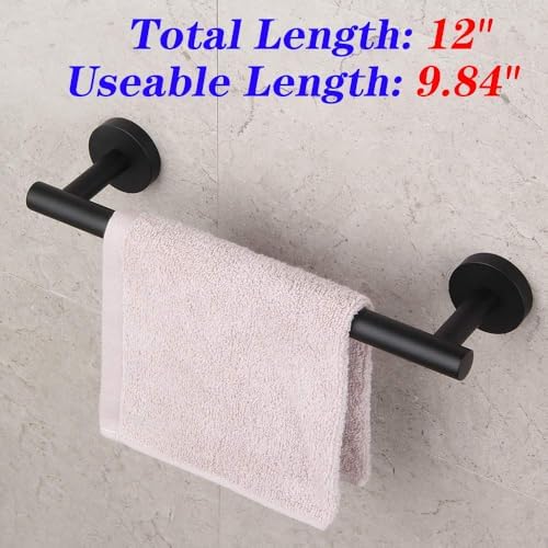 GERZWY 12-inch Stainless Steel Towel Bar