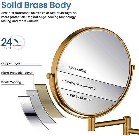 KIBI Circular Magnifying Mirror