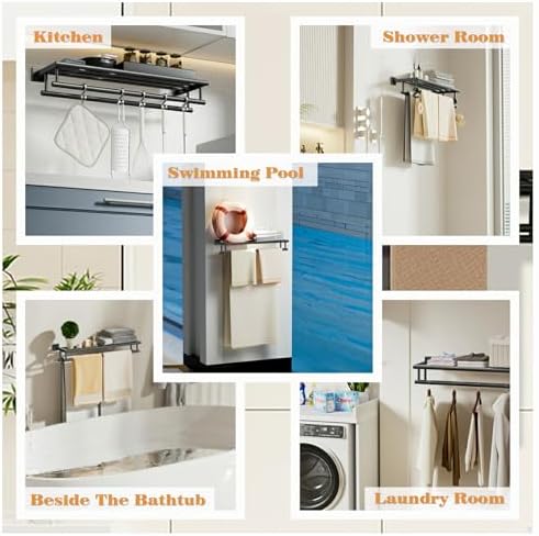 Premium Towel Rack for Bathroom Stainless Steel