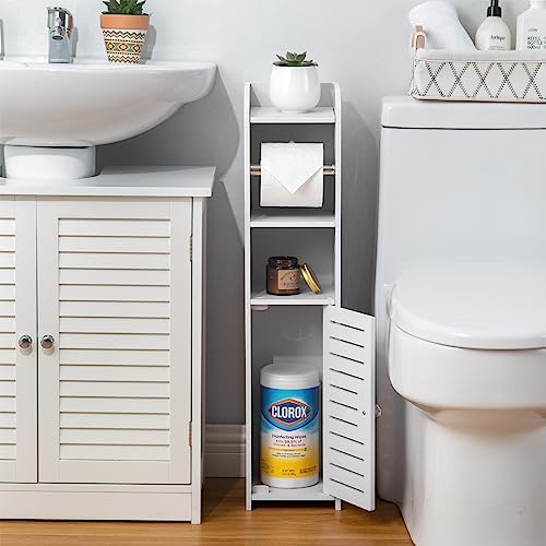 Compact Toiletpaper Holder Stand for Small Spaces Immediate Action