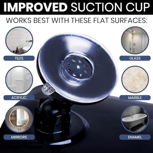 MirrorVana Dual Anti-Fog Shower Mirror