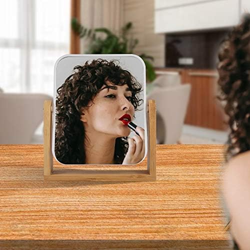 Natural Bamboo Magnifying Mirror 3X Swivel Beauty Gift