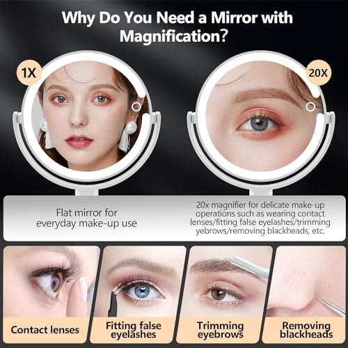 MIYADIVA Makeup Mirror with Lights