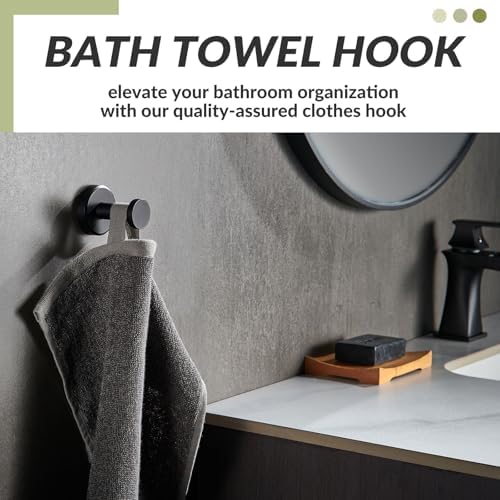 Stainless Steel Robe Towel Hook Bathroom Storage Solution