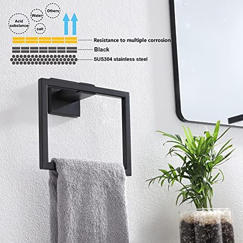 Modern Hand Towel Hanger Stainless Steel Bathroom Towel Holder