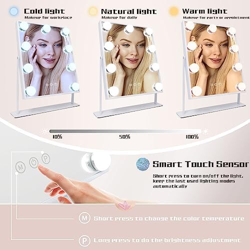 Perfect For Travel Home Stylish Vanity Mirror with Lights