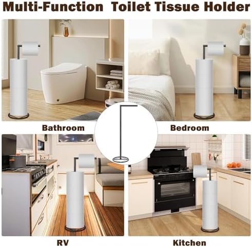 Rust-Proof Space-Saving Toilet Paper Holder