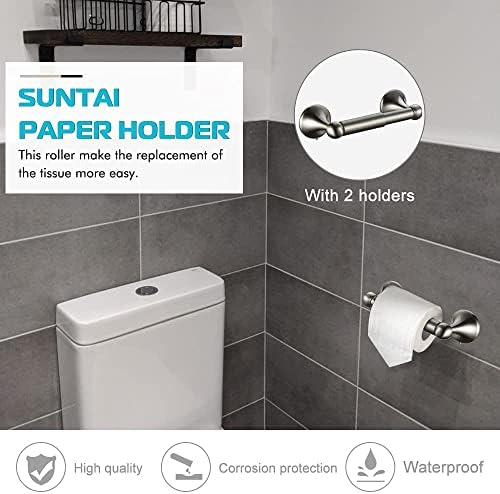 SUNTAI 4-Piece Adjustable Adjustable Bathroom Accessory Set