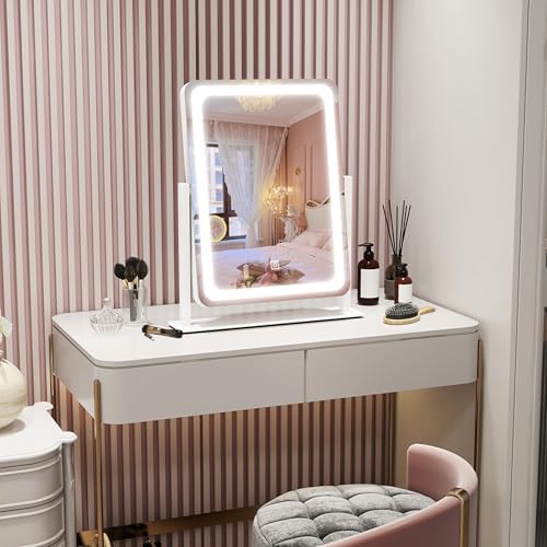 ROLOVE Vanities with Lights for Makeup Ultra-compact Smart Dimmable
