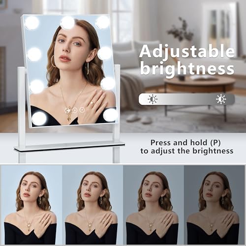 Elegant Lighted Vanity Mirror