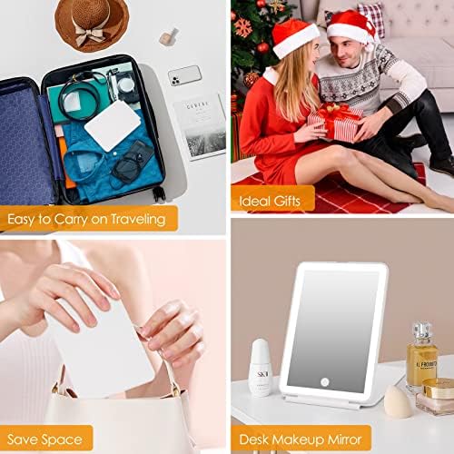 Scope of Style 72 LED Compact Travel Makeup Mirror with Touch Screen