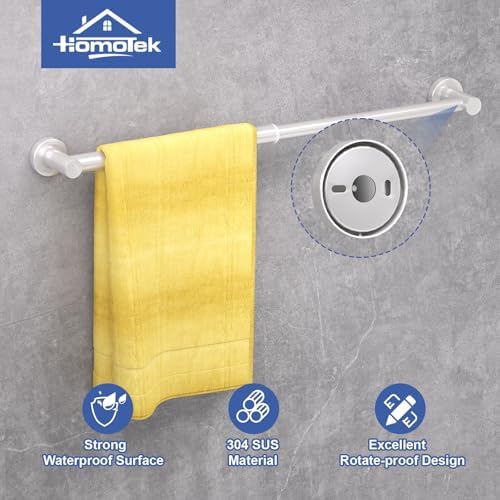HOMOTEK Adjustable Towel Bar for Bathroom and Kitchen