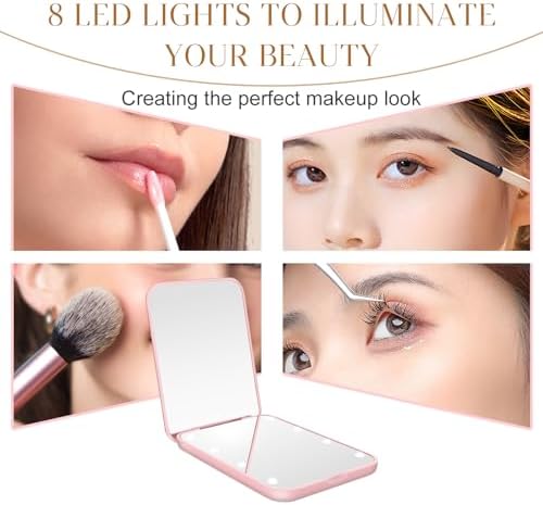 1X3X LED Mirror Compact TravelSize