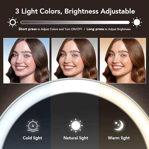 LitBear Compact Makeup Mirror with Lights