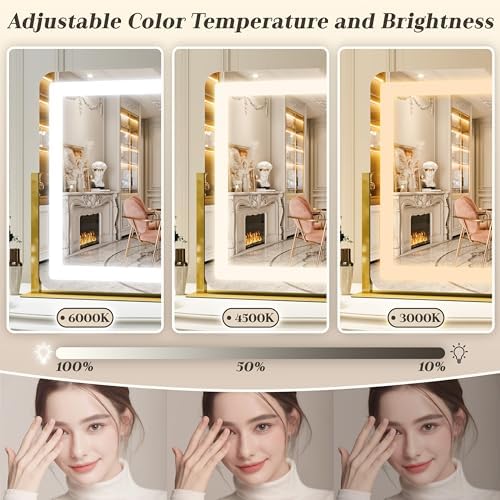 Chic Gold Vanity Mirror