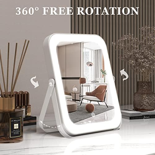 ROLOVE 8x10 Touchscreen Makeup Mirror with Dimmable Light