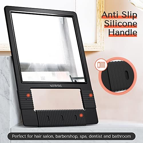 TASALON Unbreakable Hand Mirror with Handle