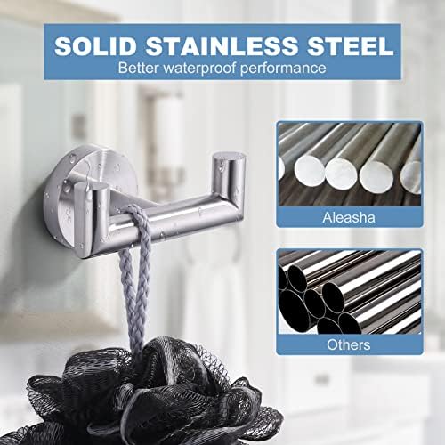 Heavy Duty Stainless Steel Double Towel Hook