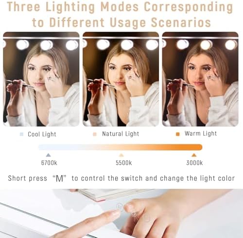 Charming 3-Mode Lighting Vanity Mirror