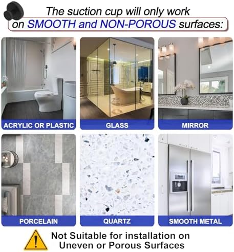 Double-Purpose Suction Cup Hooks for Bathroom