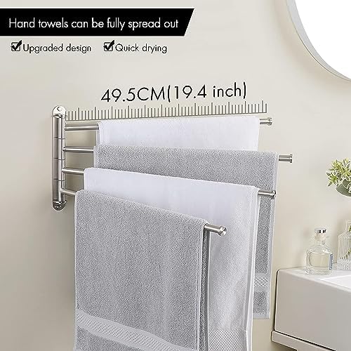 KES Swivel Towel Bar 195-Inch