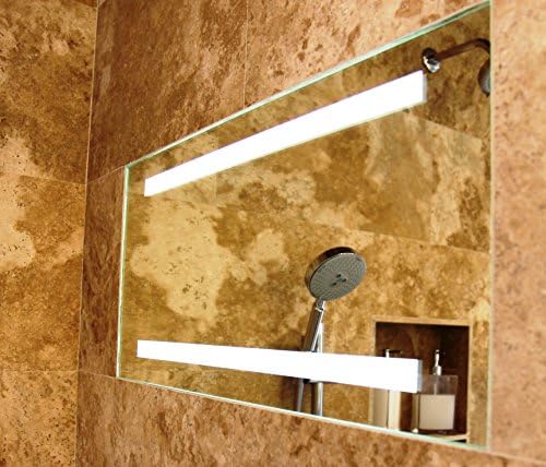 12x12 Fog-Free LED Shower Mirror
