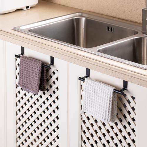 Stainless Steel Cabinet Towel Holder Matte Black