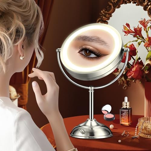 20X Magnifying Lighted Makeup Mirror for Daily Use