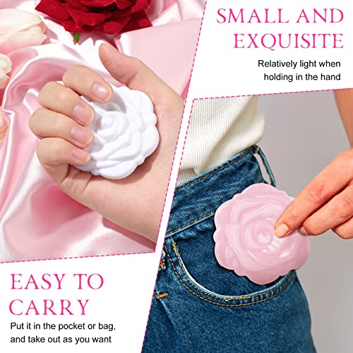 30 Pcs Compact Pink Rose Mirrors Travel Wedding Party Favors