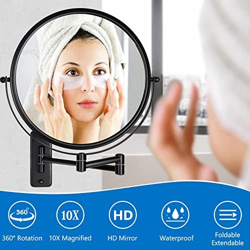 Decluttr 9 Wall Mounted Makeup Mirror