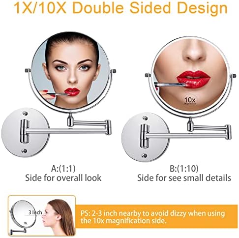 KEDSUM 1X10X Magnifying Mirror