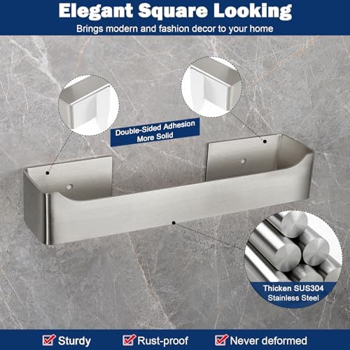 NearMoon Self-Adhesive Hand Towel Holder Stainless Steel