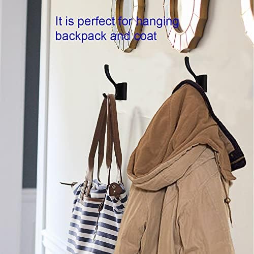 Black Coats Towels Hooks