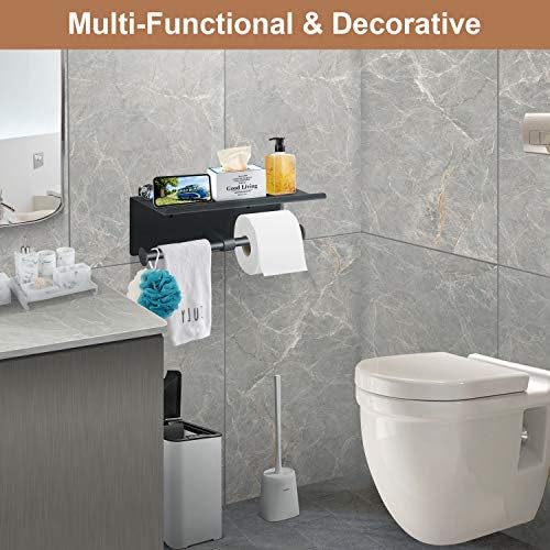 Sturdy Double Roll Toilet Paper Holder for Bathroom More