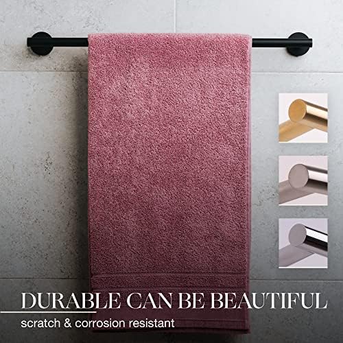 MARMOLUX ACC - Matte Black Towel Bar - 24 inch Bathroom Towel Holder